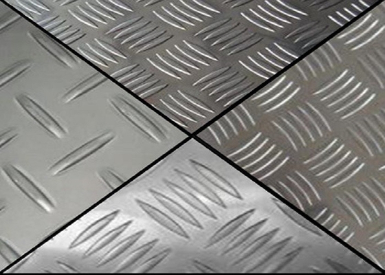 중국 군 급료 알루미늄 체크 무늬 판 3003 5개의 막대기 알루미늄 보행 판 4x8 협력 업체